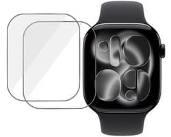 2x Screenprotector geschikt voor Apple Watch 42mm - Folie Screen Protector