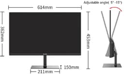 Elsa 27 Inch Monitor - IPS FHD - HDMI/VGA - 1920x1080 - Flat Panel — thumbnail 2
