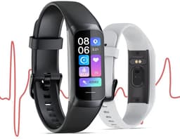 J&D supplies Stappenteller - Zwart - Temperatuurmeter - Activity Tracker - Hartslagmeter - Bloeddrukmeter - Smartwatch - Horloge - Heren - Dames — thumbnail 5