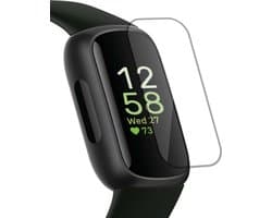 Geschikt voor Fitbit Inspire 3 Screenprotector - Beschermglas Folie Geschikt voor Fitbit Inspire 3