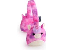 Squishmallows - Lola - draadloze kinderkoptelefoon - met pluche - microfoon - bluetooth