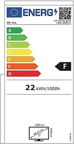 Monitor HP M27fq 27" LED IPS Flicker free 75 Hz 50-60 Hz — thumbnail 4