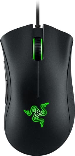 Razer DeathAdder Essential Gaming Muis – 6400 DPI Optische Sensor – Bedraad – Ergonomische Gaming Mouse voor PC – Programmeerbare Knoppen – Zwart — thumbnail 1