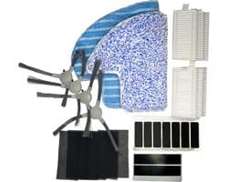 D2-Series Accessoiresset - Geschikt Voor CleanDays Robotstofzuiger D2-Series - Onderhoudsset - 19 delig - Geschikt voor D2-001 en D2-007