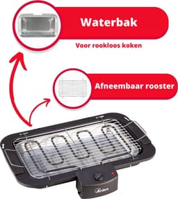 electrische bbq - tafel bbq - 2200W - bbq — thumbnail 5