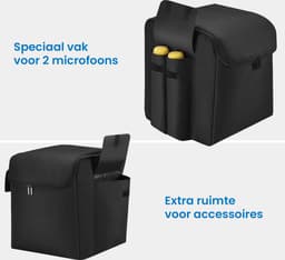 YONO Tas geschikt voor JBL PartyBox - Encore - Essential - Opbergtas - Case - Accessoires - Zwart — thumbnail 3