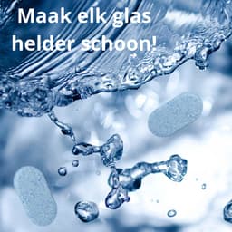Cleany Genie Glas reinigings tabletten - glas tablet - reinigingstabletten glas - 15 stuks — thumbnail 3