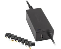 NGS 45W - universele laptop / notebook adapter - 45W - Automatisch - 8 tips - Dell - HP - Lenovo - Acer - Asus