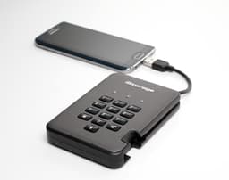 iStorage diskAshur PRO2 - externe harde schijf - 500 GB - Cijfercode - Zwart - Grafiet — thumbnail 5