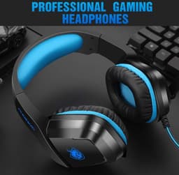 Gaming Headset met Noise-Cancelling Microfoon, Over Ear Koptelefoon — thumbnail 4
