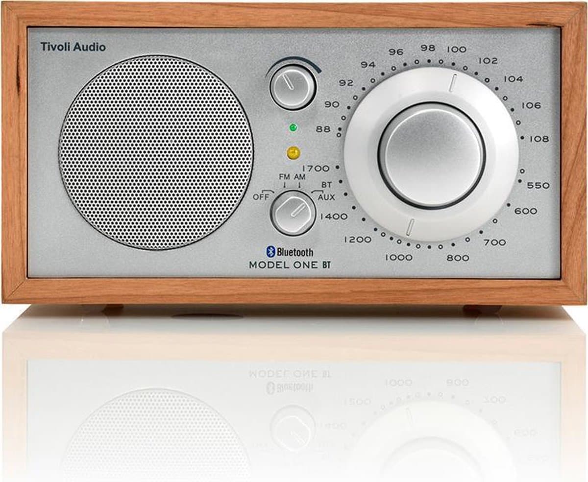 Tivoli Audio - Model One BT - FM/AM Radio met Bluetooth - Kersen/Zilver — afbeelding 1