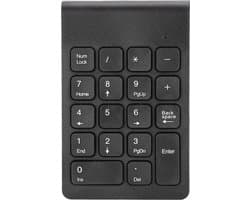 USB Numeriek Keyboard 2.4G Mini Toetsenbord Draadloos Cijfertoetsenbord Ergonomisch PC Computer Bluetooth Numeriek Toetsenbord voor Notebook Desktop Laptop (zwart)
