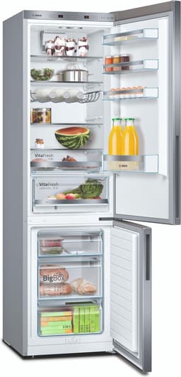Bosch KGE39ALCA - Serie 6 - koel-vriescombinatie - VitaFresh: houdt etenswaren langer vers in gekoelde lades - RVS — thumbnail 5