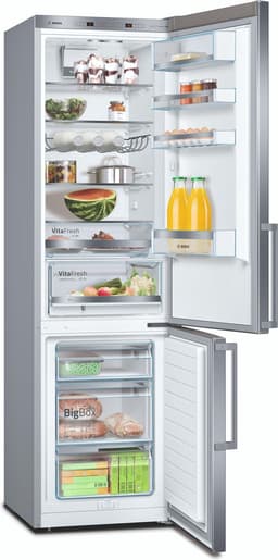 Bosch KGE398IBP - Serie 6 - Koel-vriescombinatie - RVS - Energielabel B - VitaFresh: houdt etenswaren langer vers in gekoelde lades — thumbnail 5