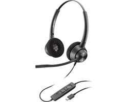 Headphones with Microphone Poly 214570-01 Black