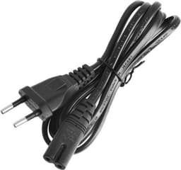 Universele Stroomkabel - Euro Male- IEC-320-C7 - Geschikt voor PS1 / PS2 / PS3 / PS4 Slim / Saturn / Dreamcast / XBox One Slim — thumbnail 1