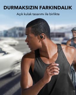 Soundcore AeroFit Pro by Anker - draadloze open oordoppen, supercomfortabel, stevige pasvorm, ergonomisch ontwerp, rijk geluid met LDAC, Bluetooth 5.3, IPX5-waterdicht, 46 u speeltijd, appbediening — thumbnail 8