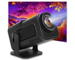 Kleine Mini Beamer met Korte Afstand - Draagbare Smart Projector voor Mobiele Telefoon met Android TV Beamer