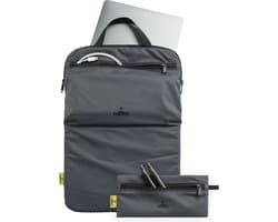 NOMAD® Laptop Sleeve Premium 15.6 Inch | Grijs | Laptoptas | Laptophoes met Opbergvak & Etui