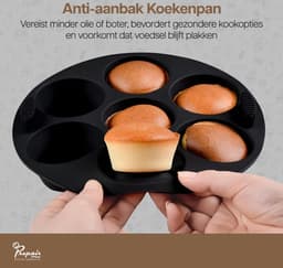 PrepAir - 11-delige airfryer set - Airfryer accessoires set met handleiding - Ø 20cm — thumbnail 5