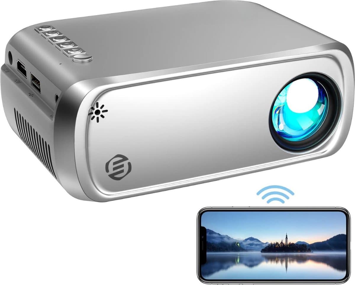 Equivera Mini Beamer - Draagbare Beamer - Beamer - Mini Beamer Projector - Projector - Mini Projector — afbeelding 1