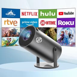 Equivera Mini Beamer - Draagbare Beamer - Beamer - Mini Beamer Projector - Projector - Mini Projector — thumbnail 1