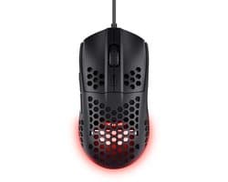 Trust GXT929 Helox - Gaming Muis - Ultra licht - RGB verlichting - 6400 DPI - Bedraad - Zwart