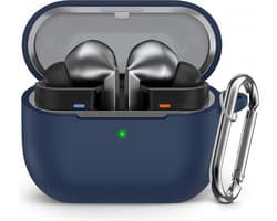 YONO Soft Case geschikt voor Samsung Galaxy Buds 3 / 3 Pro / 3 FE - Siliconen Hoesje - Donkerblauw