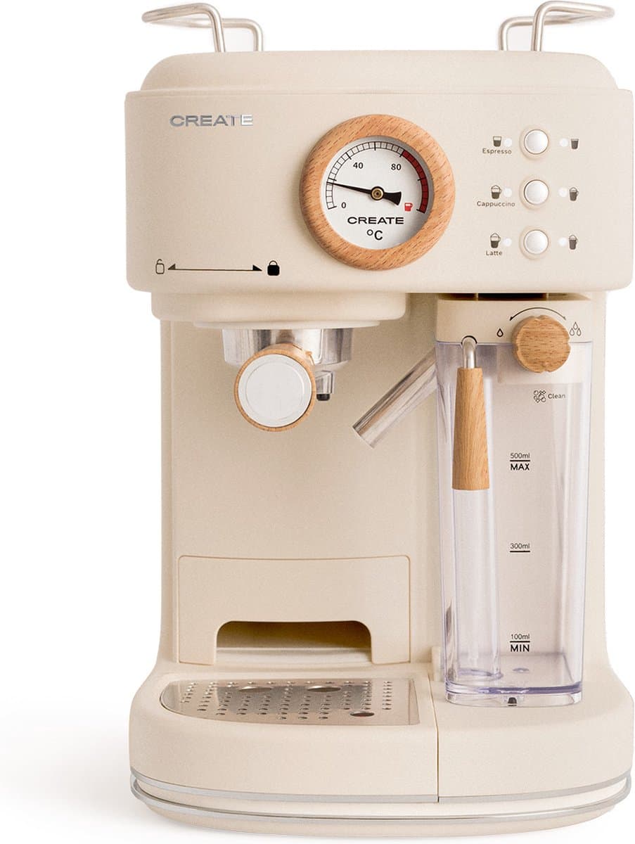 CREATE - halfautomatische espressomachine - 20bar - THERA RETRO PRO — afbeelding 1