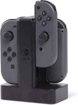 PowerA Joy Con Nintendo Switch Oplaadstation – Zwart — thumbnail 2