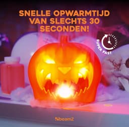 Rookmachine Halloween - Pompoen rookmachine met LED’s - Voor Halloweenfeestjes - met afstandsbediening — thumbnail 5