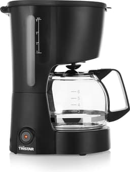 Koffiezetapparaat - 0,6L inhoud - Filter - Met warmhoud functie - druppelstop - Schakelt na 40 minuten automatisch uit - 600W - 230V - Energieklasse A tot G - Zwart - — thumbnail 1