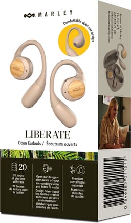HOUSE OF MARLEY LIBERATE EM-JE104-CE Open-ear Draadloze oordopjes Cream — thumbnail 4
