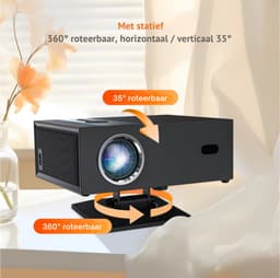 X6 Beamer - Projector - 4k - 1080P - Dolby Audio - Bluetooth 5.2 - Android — thumbnail 4