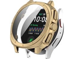 Watch case screenprotector - hoesje - gehard glas - geschikt voor Samsung Galaxy Watch 7 (44 mm) - retrogoud