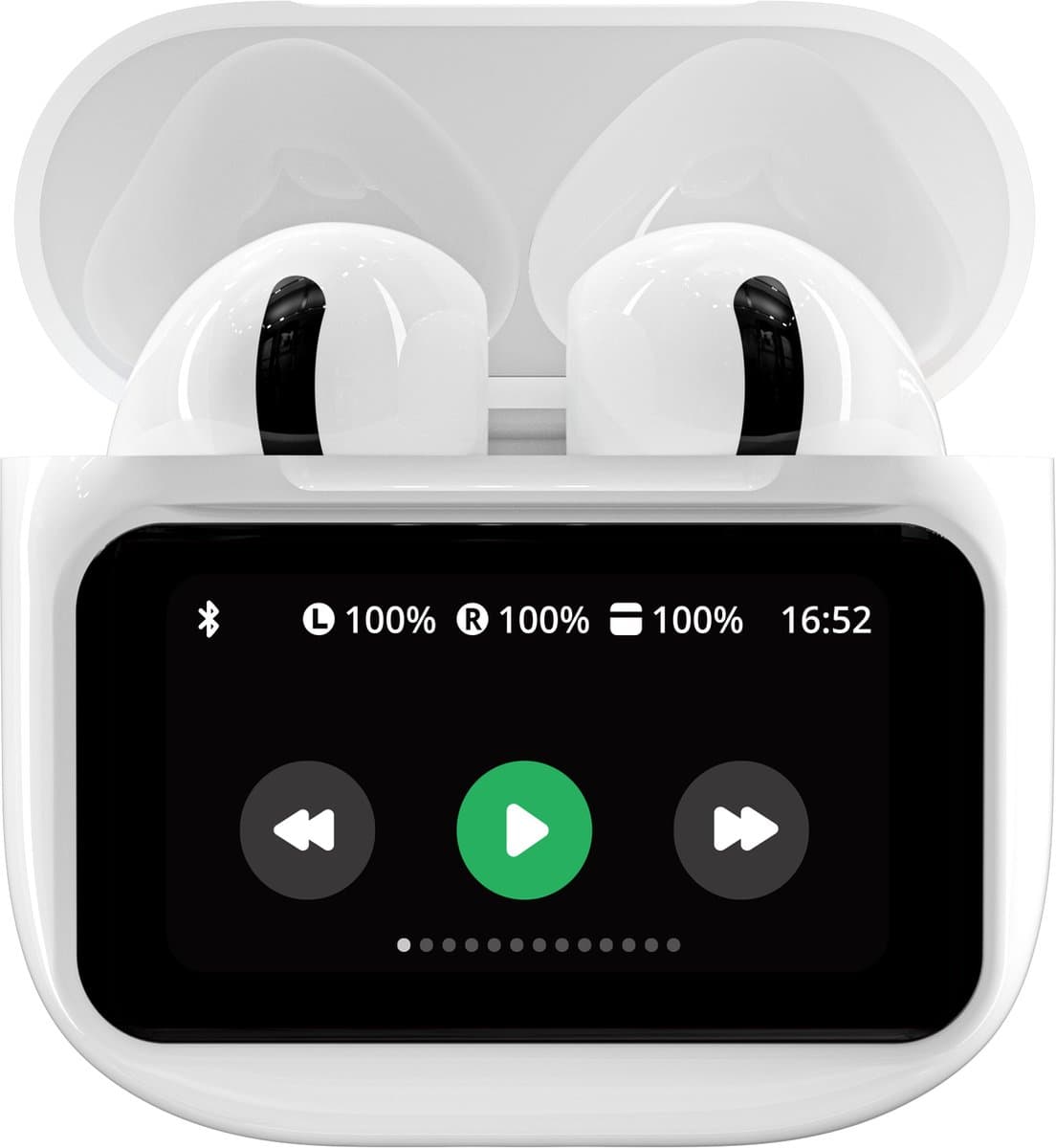 Draadloze oordopjes A11 Pro met smart display - Sport Oordopjes - Geschikt voor Apple en Android - Bluetooth 5.3 - Draadloze oortje Bluetooth - Sport Oordopjes - Bluetooth Oordopjes - Draadloze Oordopjes - Oortjes Draadloos - In-Ear Oordopjes — afbeelding 1
