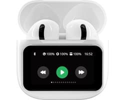 Draadloze oordopjes A11 Pro met smart display - Sport Oordopjes - Geschikt voor Apple en Android - Bluetooth 5.3 - Draadloze oortje Bluetooth - Sport Oordopjes - Bluetooth Oordopjes - Draadloze Oordopjes - Oortjes Draadloos - In-Ear Oordopjes