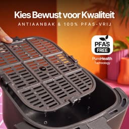 Seeger Airfryer met Stoomfunctie XXL - 7 Liter - SteamFry - Kijkvenster - 8 Programma's - PFAS-vrij - tot 8 Personen — thumbnail 5