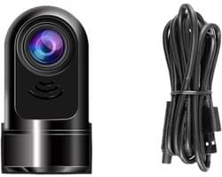 Videorecorder - Zwart - Eenheidsmaat - 1080p Draaibare Dashcam met 24-Uurs Parkeermodus - Voor Auto