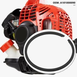 SnelShoppen - Set van 4 Grasmaaier Pistonringen A101000090 30.2 x 1.5mm Geschikt voor ECHO SRM 225 ES 210 211 GT 200 200i HC 150, Hoogwaardige Metaal, — thumbnail 5