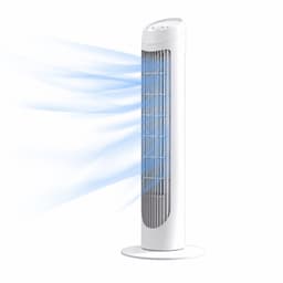 Rolu Torenventilator – Ventilator Staand – Bladloze Ventilator – 80 CM – 3 Snelheden – 70° Oscillatie – Energiezuinig – Weinig Geluid — thumbnail 1
