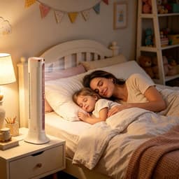 Draagbare Airconditioner Ventilator, 2026 Bladeloze Torenventilator Met USB | Oplaadbare Kleine Mobiele Koeler | Verticale Mini Statiefventilator Voor Bureau Kantoor Slaapkamer Camping Reizen — thumbnail 2