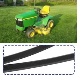Aandrijfriem Vervangingsonderdeel 1/2" x 89" - Compatibel met John Deere - Scotts - Sabre - Grasmaaier - Gazontractor - Grasmaaierriem — thumbnail 5