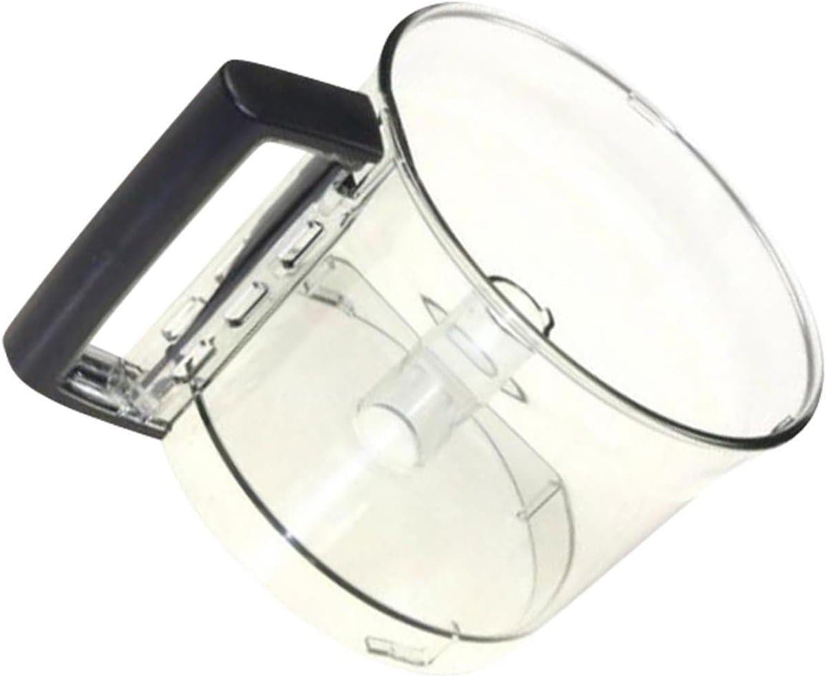 Keukenmachine Kom - Reserve Schaal - Ingrediënten Bereiden - Onbreekbaar Materiaal - Standaard Formaat - Zwart — afbeelding 1
