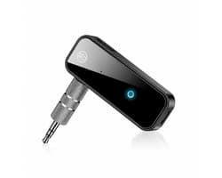 Bluetooth Receiver - Bluetooth Ontvanger - 3.5MM AUX - Handsfree Bellen - Bluetooth Audio Receiver - BT 5.0 - Zwart