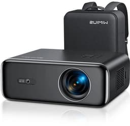 Wimius - Beamer - Projector Beamer - Projector 4k - 1080P - Automatische focus - met WiFi 6 en Bluetooth 5.2 - 600ANSI - Buiten- en thuisprojector - Zwart — thumbnail 3