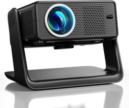 SnelShoppen - 4K Wi-Fi Bluetooth Projector met Netflix/YouTube/Prime Video, 360° Rotatie, 180° Verstelbaar, Ideaal voor Feest, Camping, Thuisbioscoop — thumbnail 3