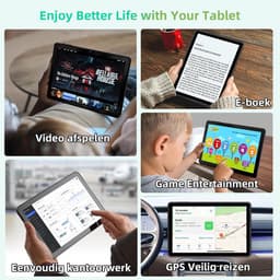 SnelShoppen - 10 Inch Android 15 Tablet - Octa-Core, 18GB RAM, 128GB ROM (1TB TF), IPS 1280x800, 5MP+8MP Camera, WiFi 5G, 6000mAh, Face ID, Google Cer — thumbnail 5