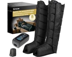 SnelShoppen - Beenmassageapparaat Draadloos 8 Zones | Pressotherapie voor Thuis | Lymphatic Drainage Massager | Vermindert Zware Benen en Vochtretenti