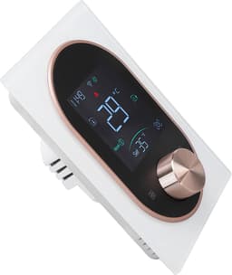 Slimme Thermostaat - Digitale Thermostaat Programmeerbare Thermostaat - Comfortabel Huis - Kleuren LCD Scherm - 130x88x38.3mm - Wit — thumbnail 1